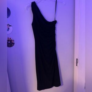 Ralph Lauren Cinched One Shoulder Dress